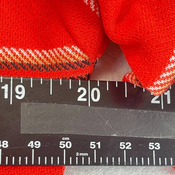 Vintage KAY WINDSOR Womens 14 Red Striped Top Keyhole Three-Quarter Sleeves - Picture 5 of 10